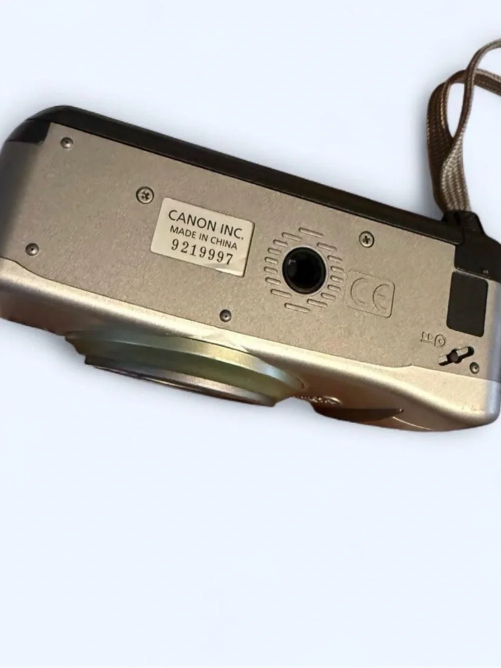 Canon Sure Shot 90u Metallic Silver Point-and-Shoot Camera